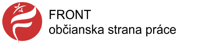 Logo strany FRONT Občianska strana práce